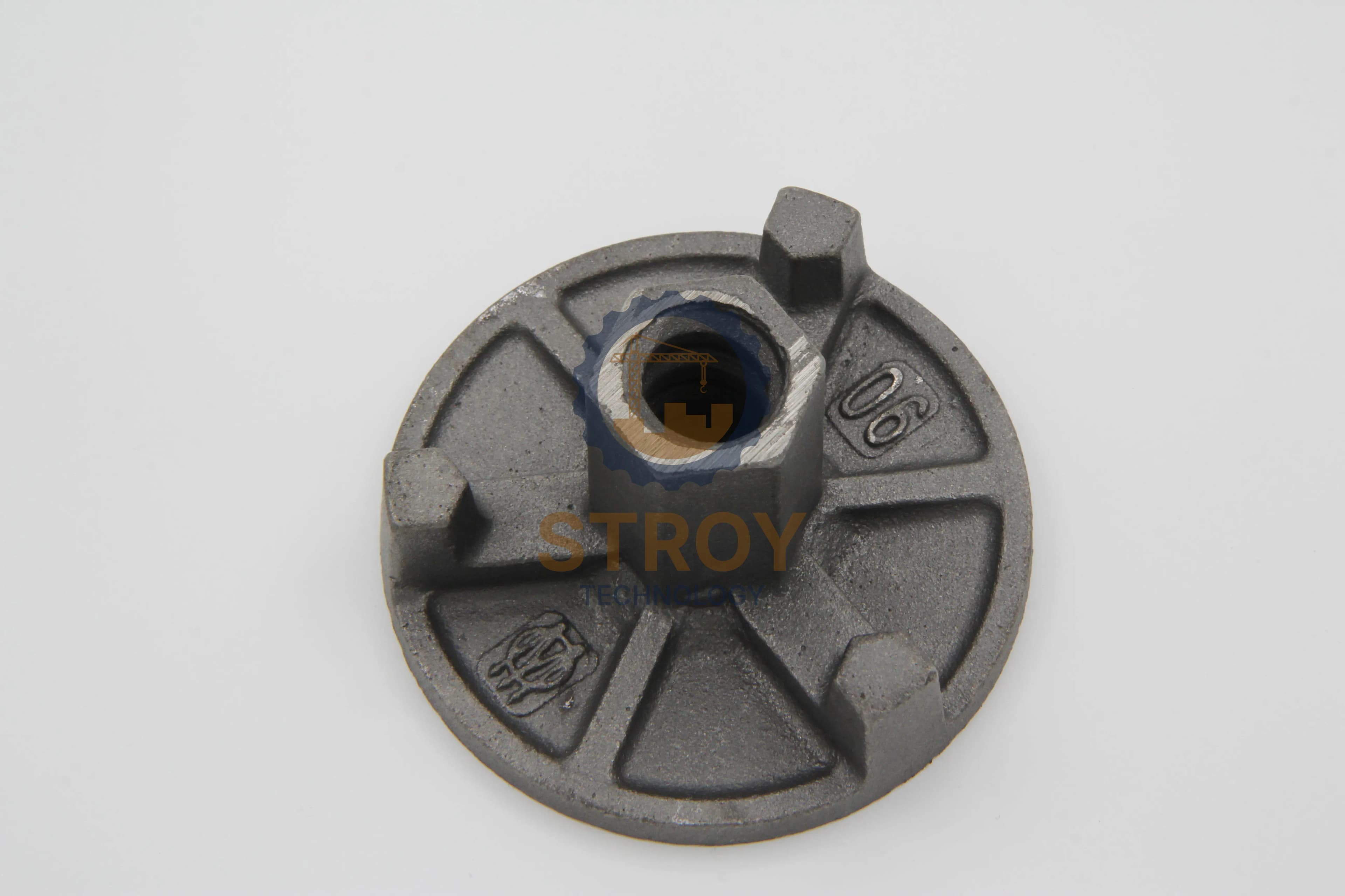 Гайка черная трехрожковая 90мм