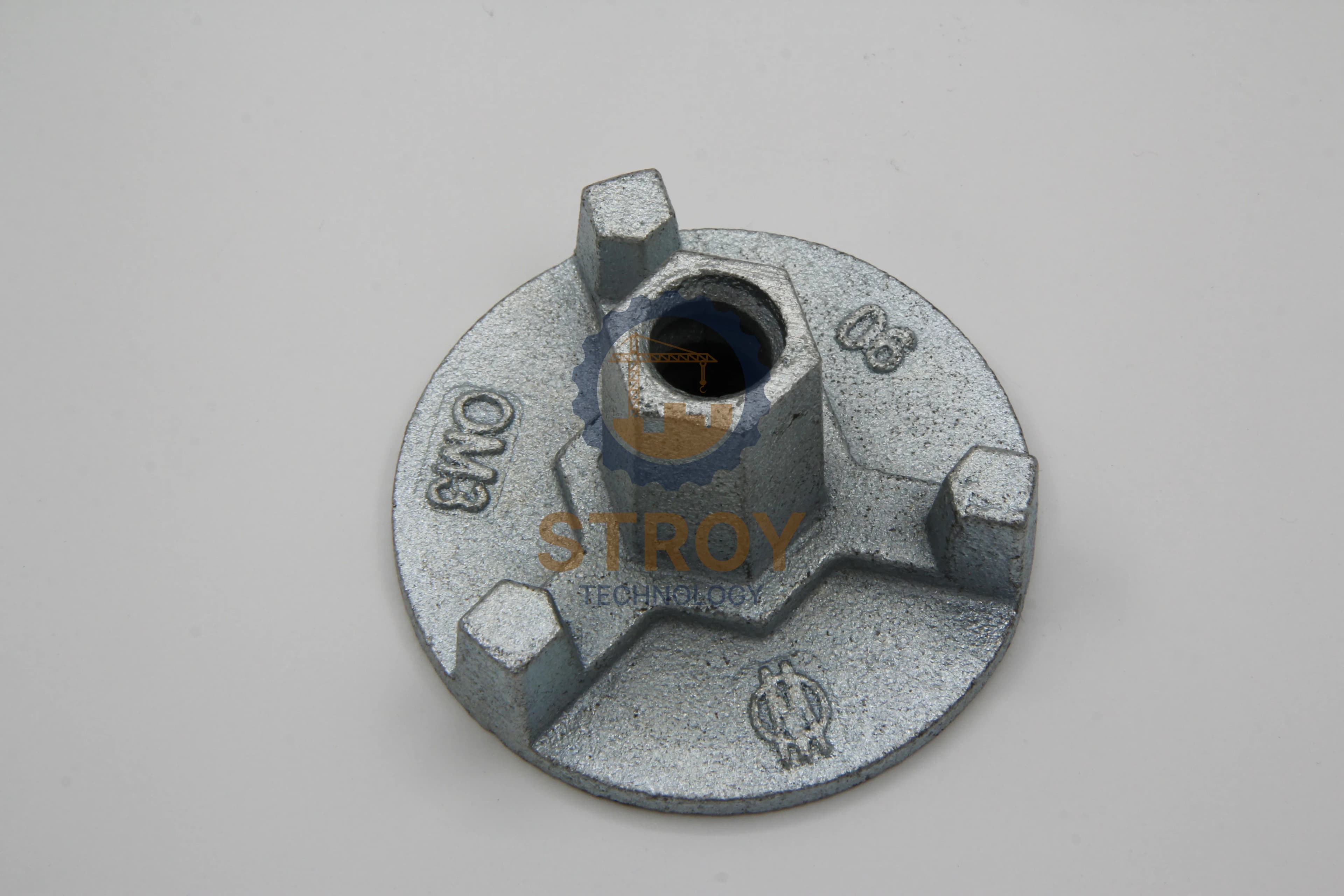 Гайка стяжная оцинкованная трехрожковая 90мм