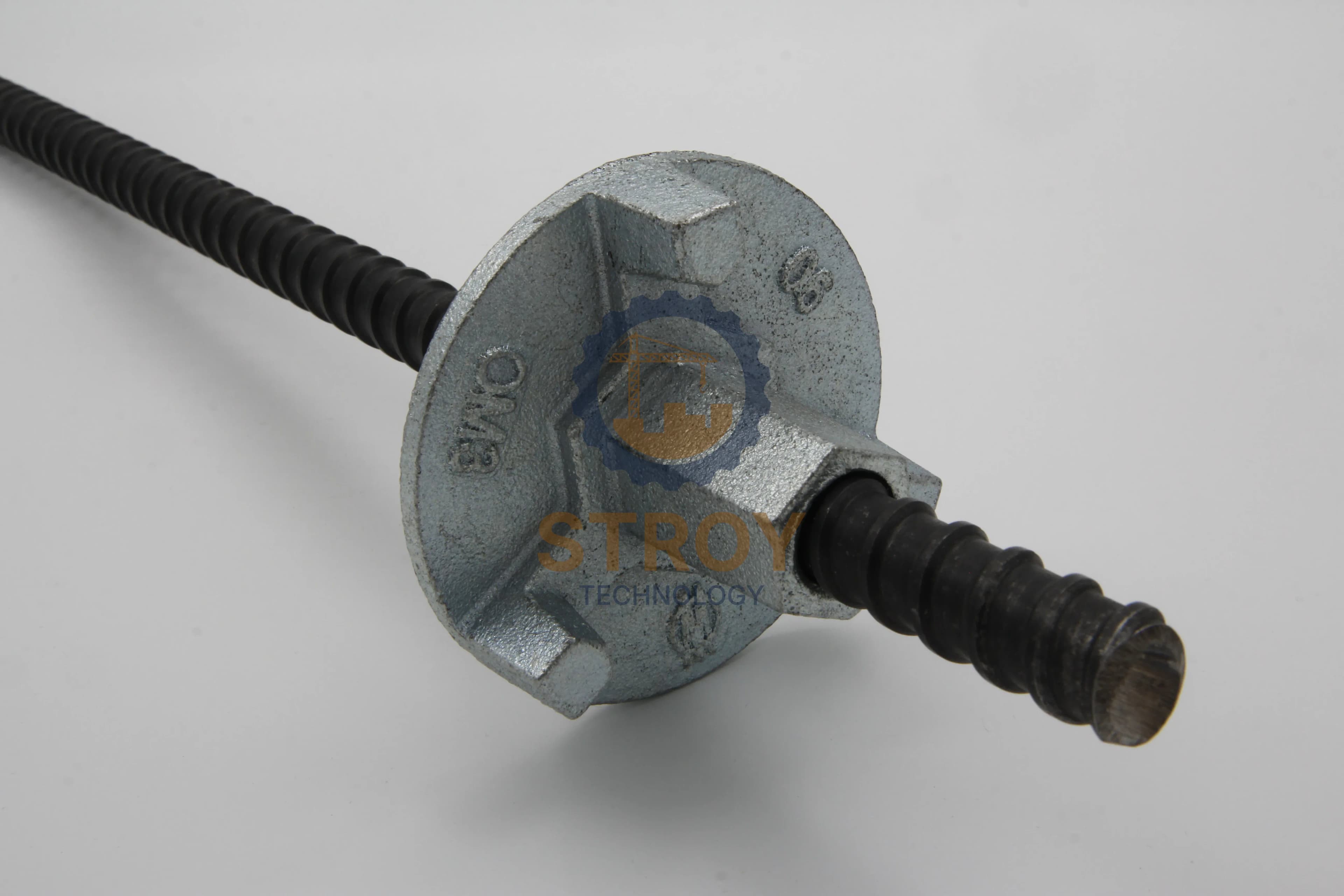 Гайка стяжная оцинкованная трехрожковая 90мм